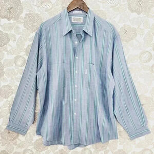 Vintage Levi's Silver label Striped Button down Long sleeve  Shirt Men'sXL